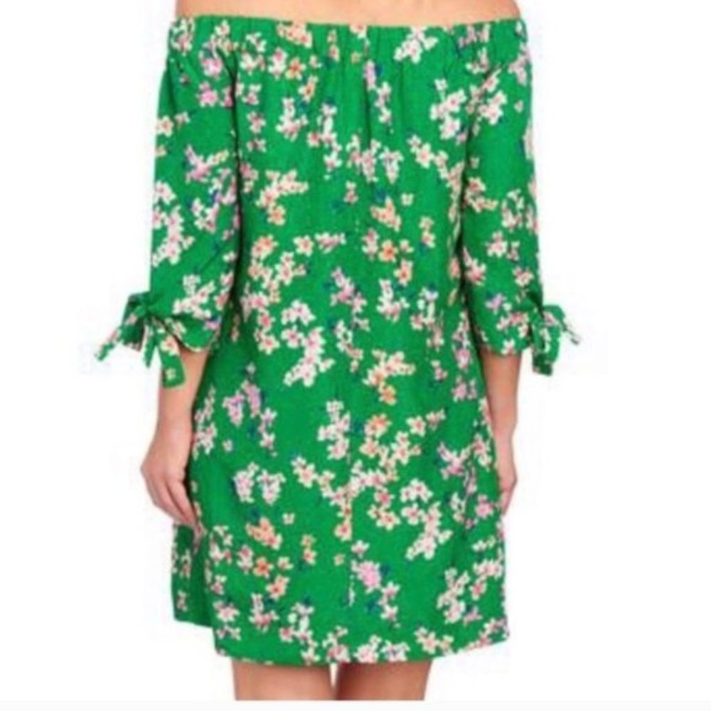 Vince Camuto Floral off the shoulder dress Size 10 - Picture 2 of 7